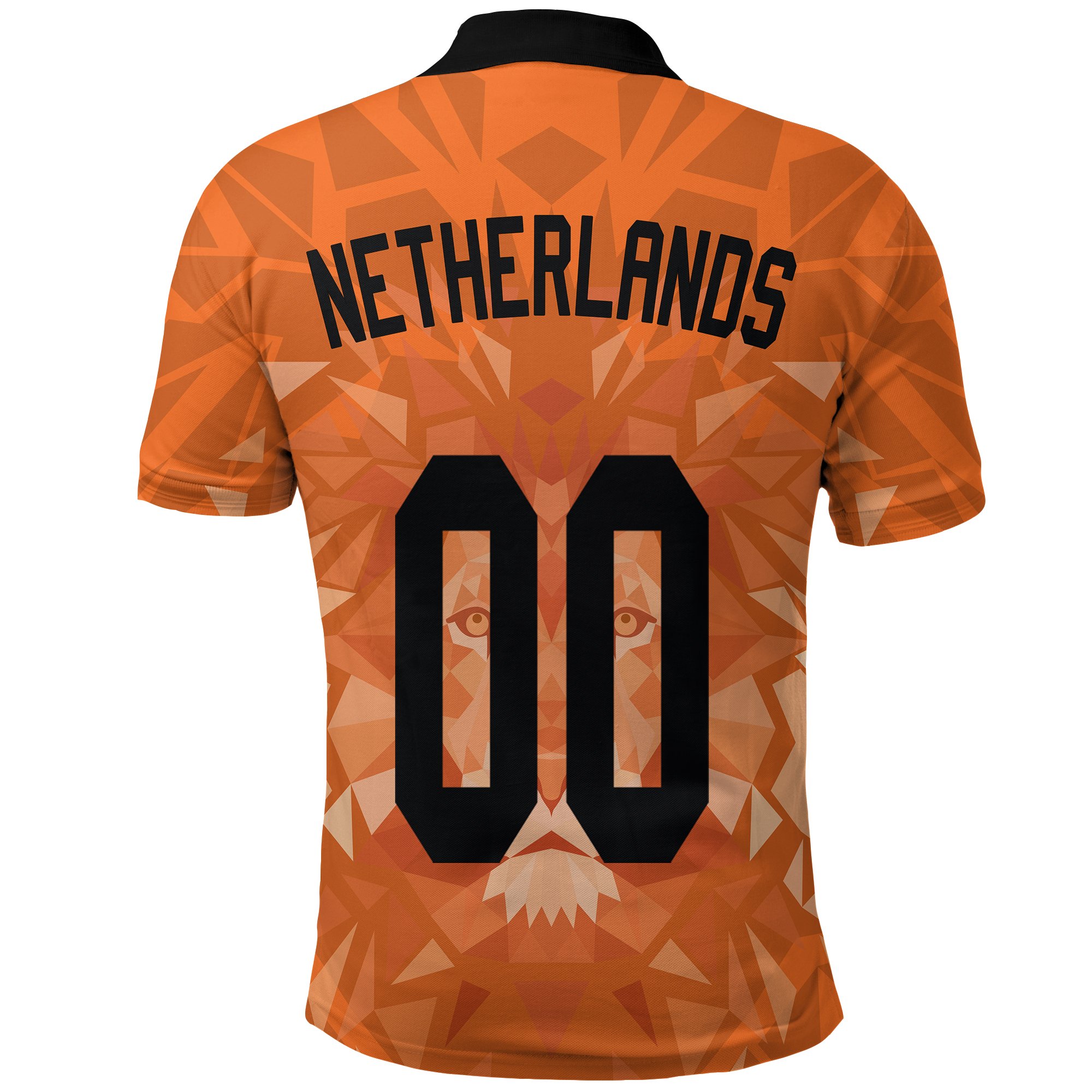 (Custom) Netherlands Lion Polo Shirt Euro Soccer A27