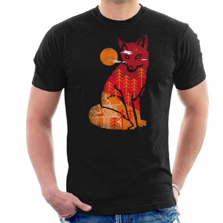 Wild Fox Forest Men’s T-Shirt