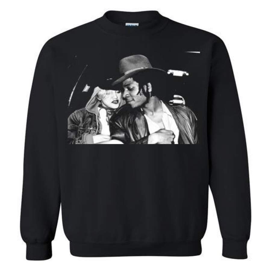 Basquiat Madonna Streetart,v24,Crewneck Sweatshirt