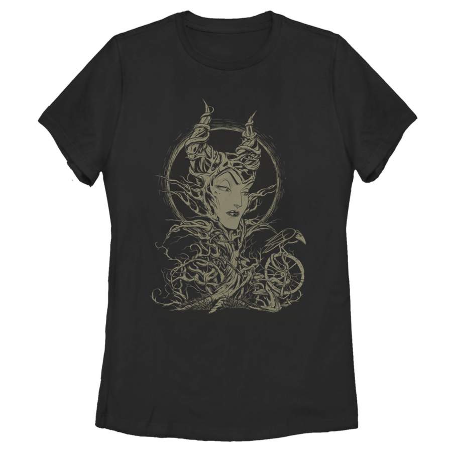 Sleeping Beauty Women’s Maleficent Twisted Queen  T Shirt