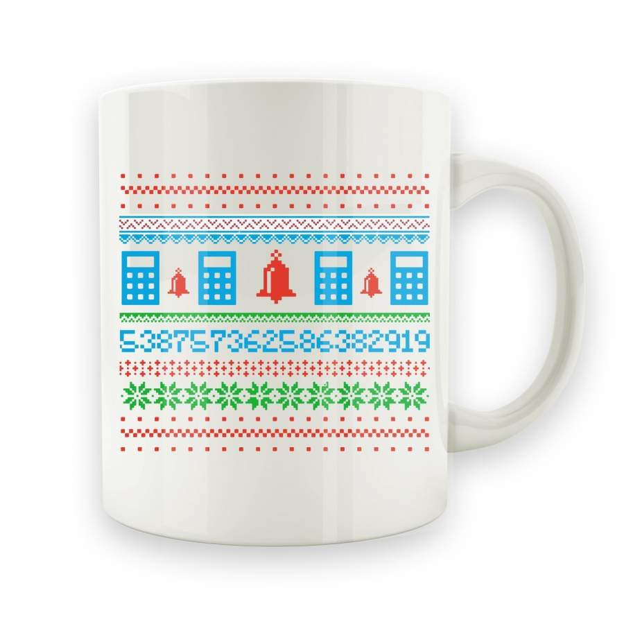 Accountant Ugly Christmas Sweater Mug – 15oz Mug