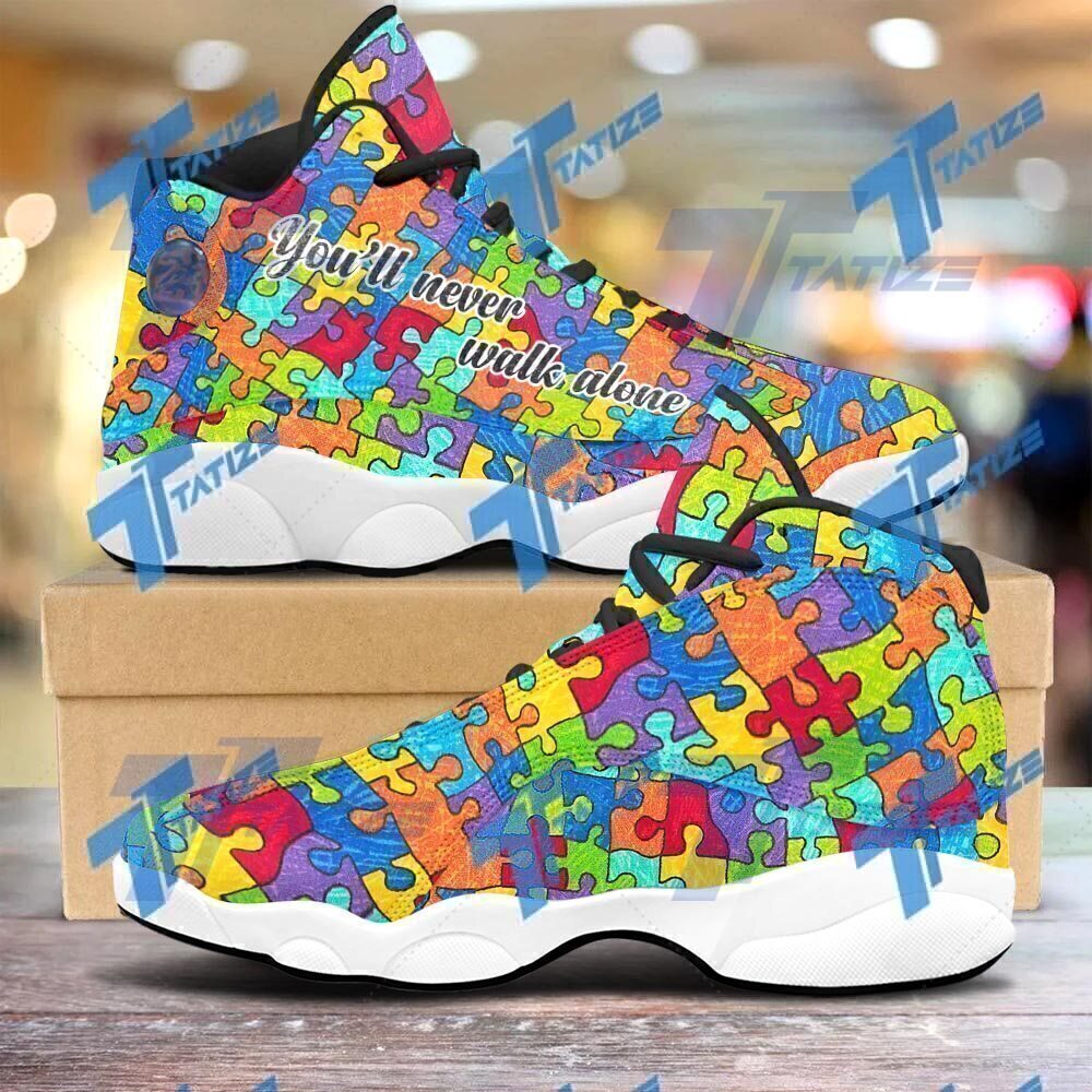 Autism you’ll never walk alone 13 Sneakers XIII Shoes