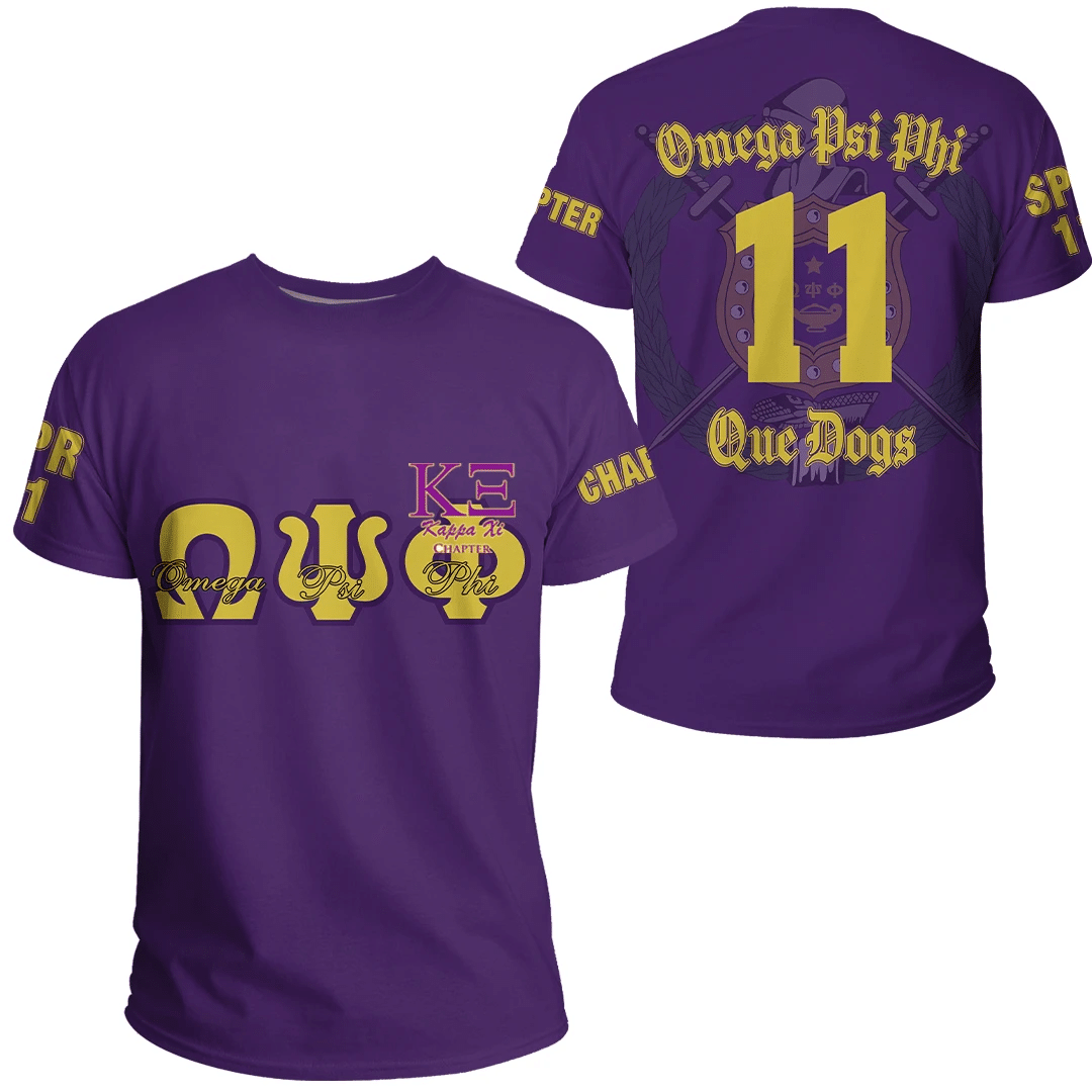 Fraternity Tshirt – Omega Psi Phi Kappa Xi Chapter Tshirt