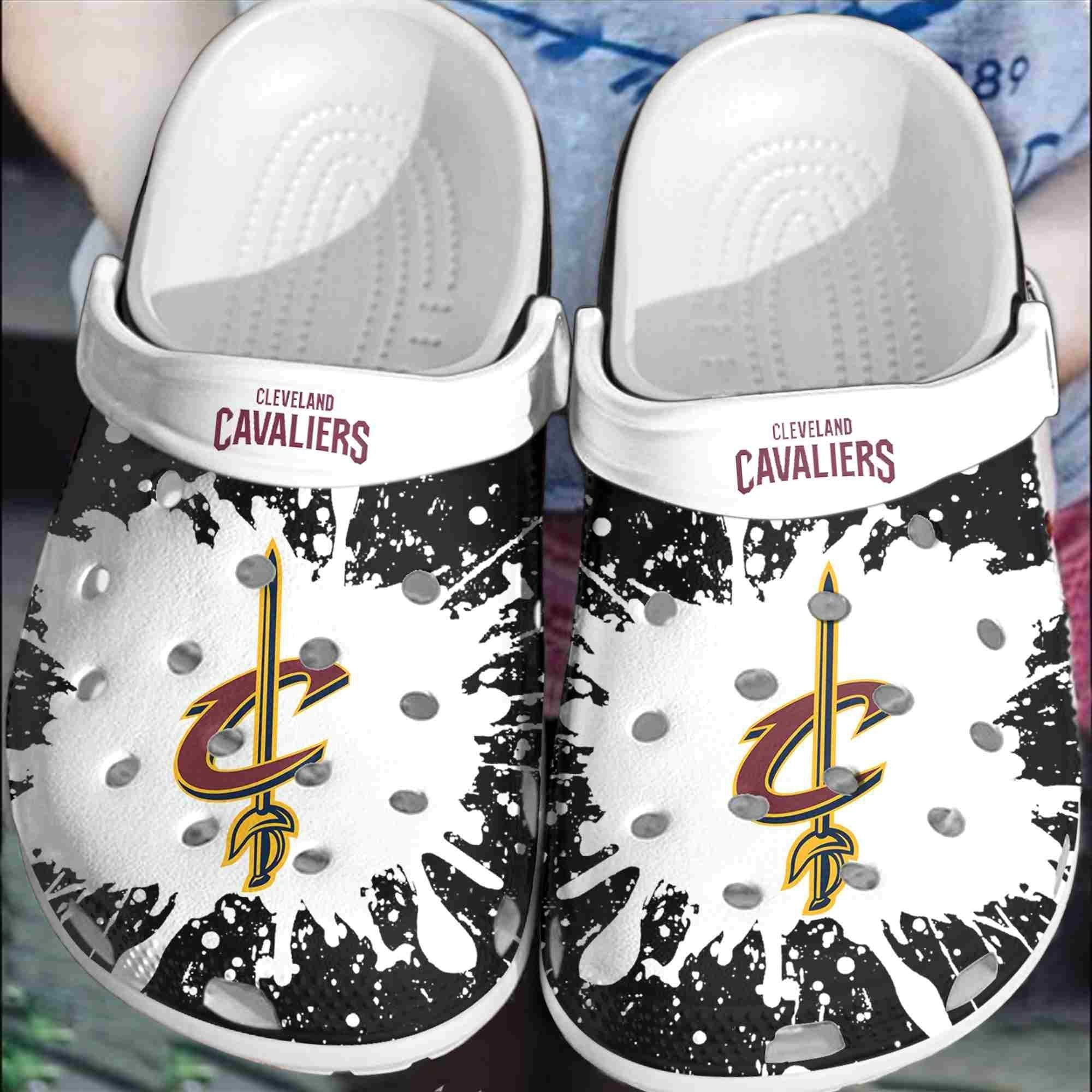 Cleveland Cavaliers Basketball Club Crocband Crocss Shoes Clogs Comfortable For Men Women