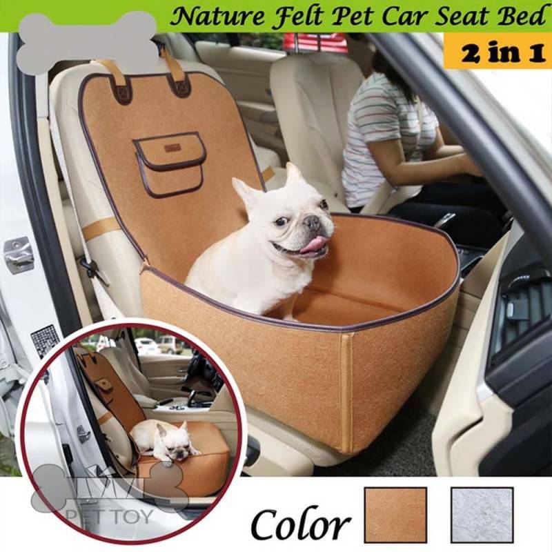 Adeeing Creative Pet Car Seat Cover Puppy Basket Pet Carrier Protector Pet Supplies