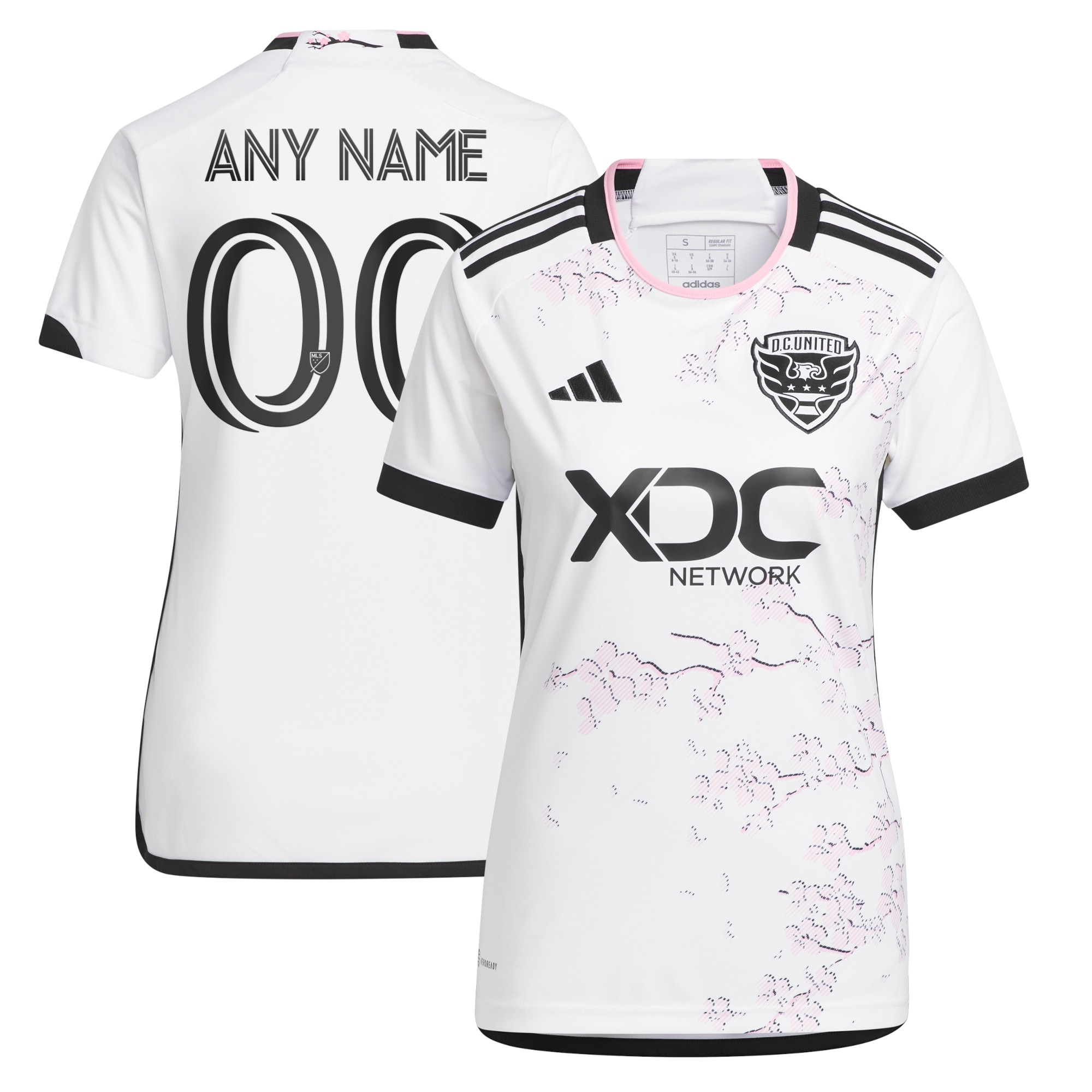 D.C. United Women's 2023 The Cherry Blossom Kit Replica Custom Jersey – White