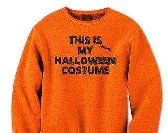 This Is My Halloween Costume Adult Funny Humor Rude Contest Pumpkin Cute T Shirt