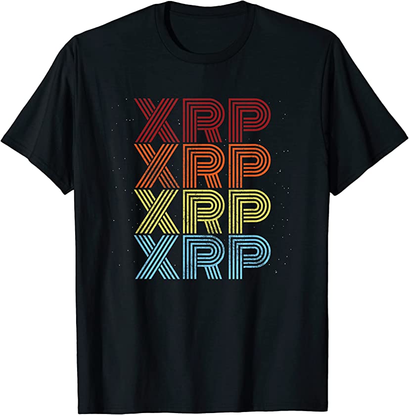 XRP Crypto – Retro Vintage – XRP Cryptocurrency – XRP T-Shirt