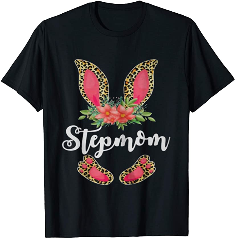 Stepmom Leopard Bunny T-Shirt