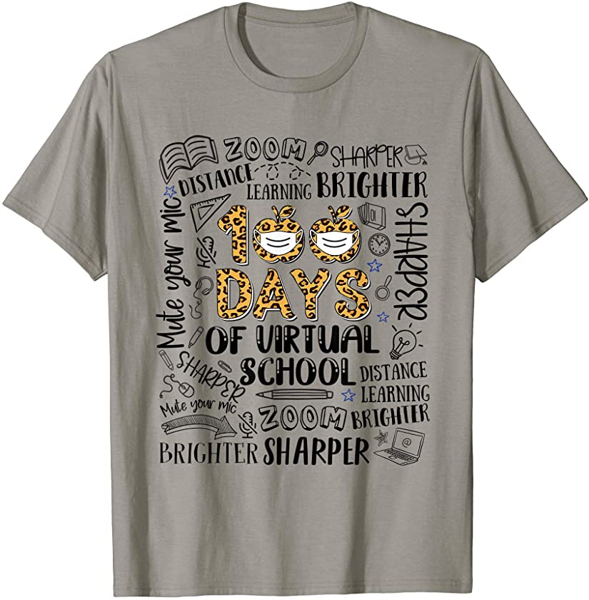 Tg Leopard 100th Day Of School Costume Teacher Student T-Shirt