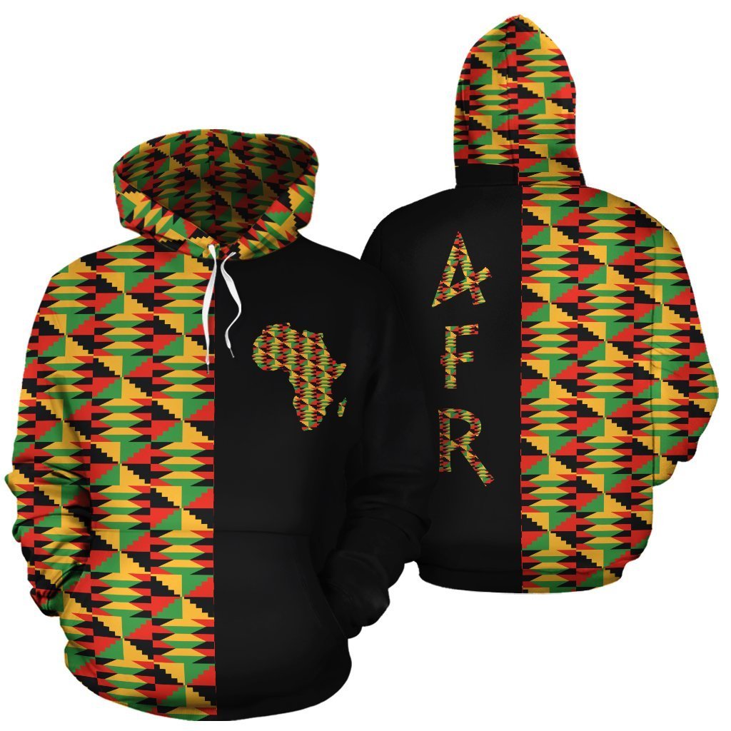 Greek Life Hoodie – Kente Cloth – Ghana Special The Half