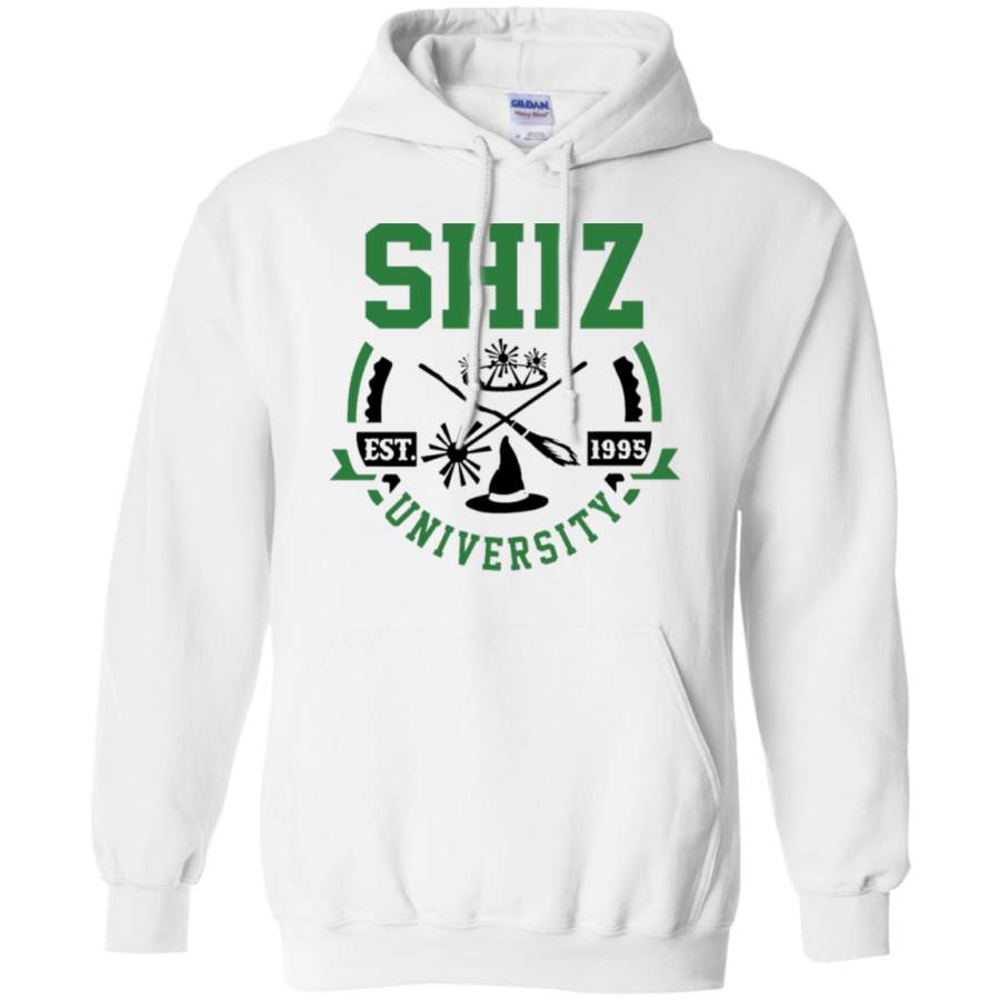 AGR Wicked Broadway Shiz University Logo Gildan Pullover Hoodie