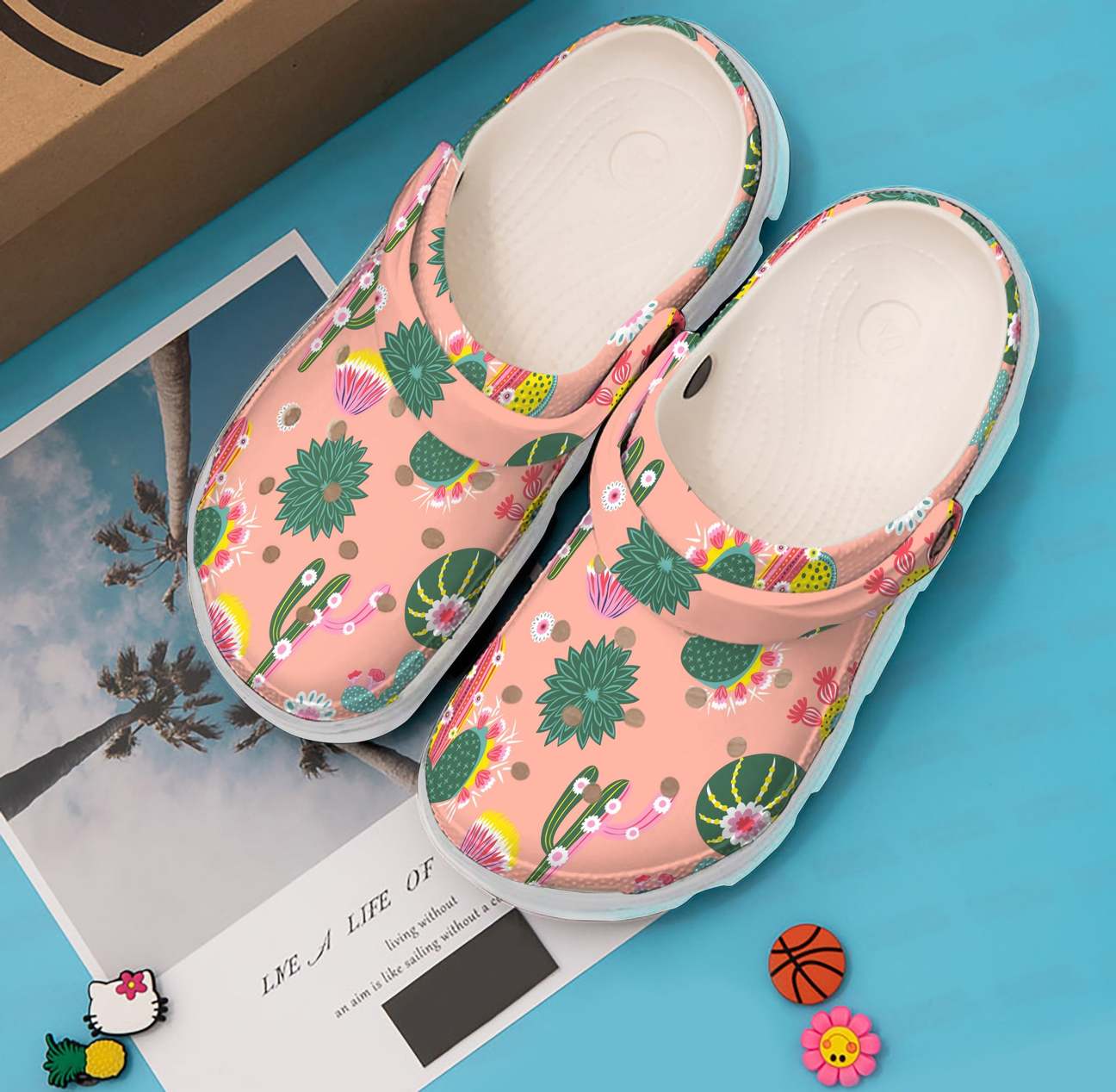 Cactus Personalized Clog, Custom Name, Text, Color, Number Fashion Style For Women, Men, Kid, Print 3D Cute Cactus