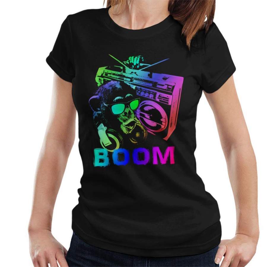 Monkey Boombox Women’s T-Shirt