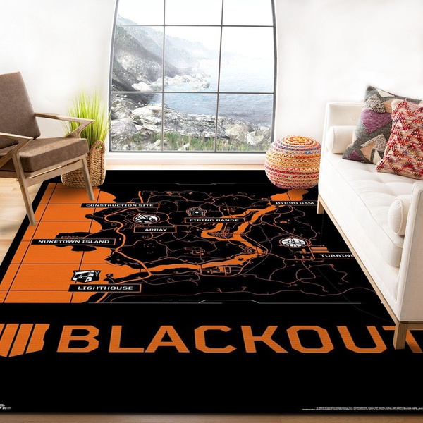 Call Of Duty Black Ops 4 Blackout Map Rug, Bedroom Rug – Home Decor  Floor Decor