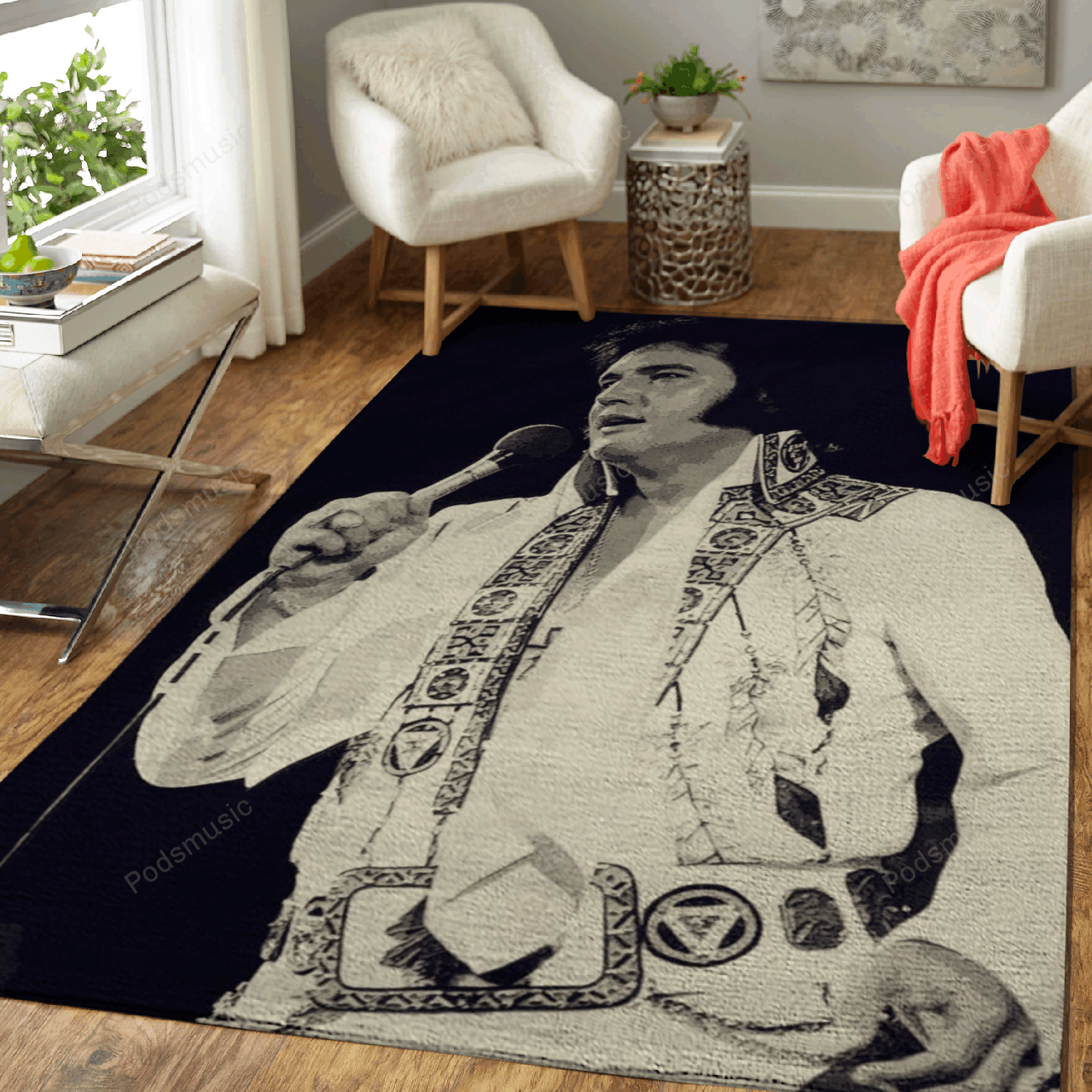 Elvis Presley 7 – Music Artist Art For Fans Area Rug Carpet