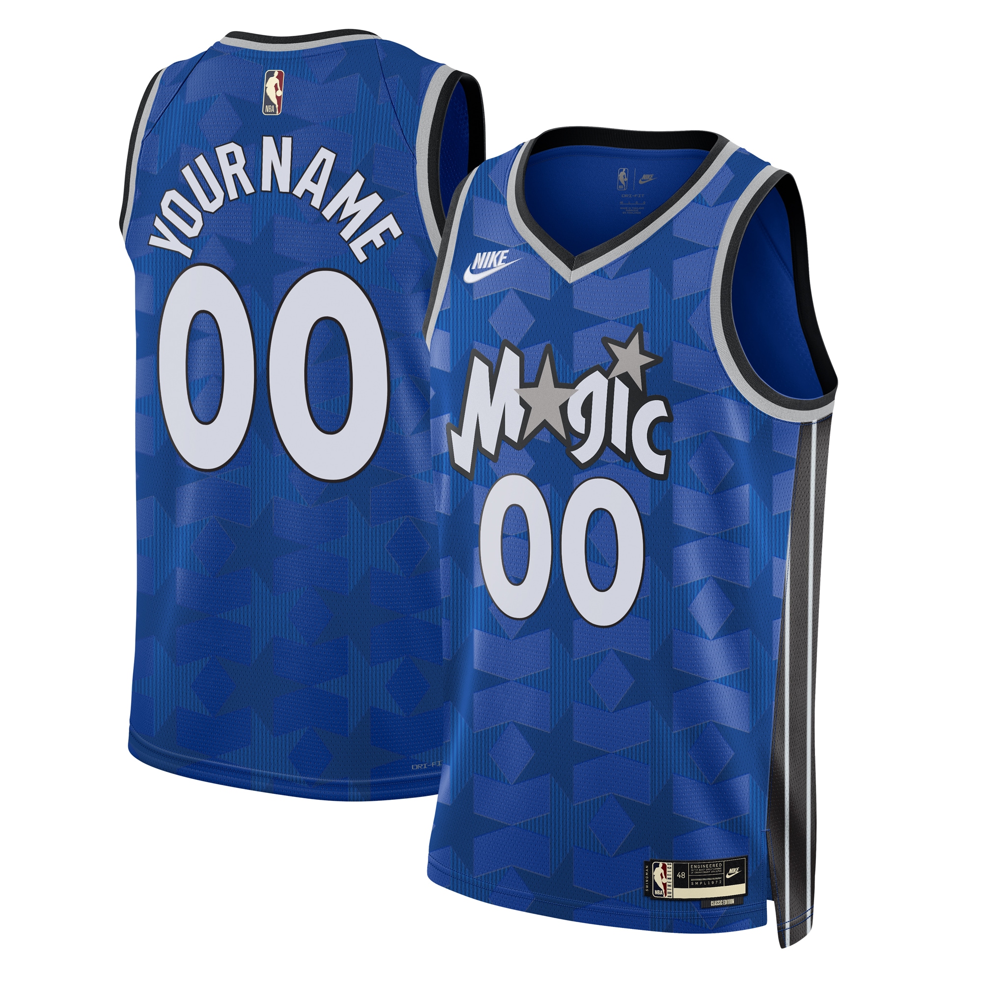 Orlando Magic Unisex 2023/24 Swingman Custom Jerseyâ Ã± Classic Edition – Blue