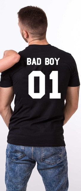 Bad Boy & Bad Girl 01 Matching Couple Tees