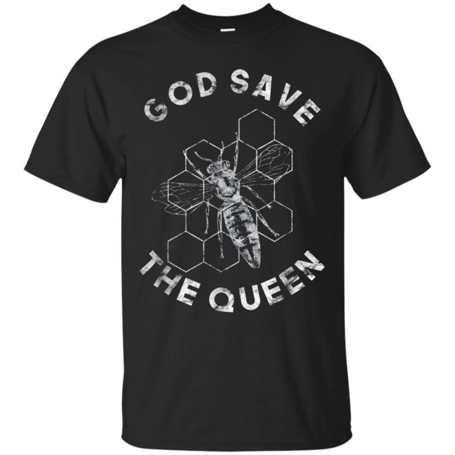 AGR Bee Lovers God Save The Queen Great Buzzing Beekeepers Shirt Jaq T-shirt