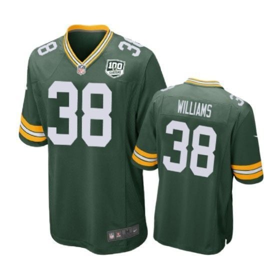 Green Bay Packers Tramon Williams Game Green Mens Jersey