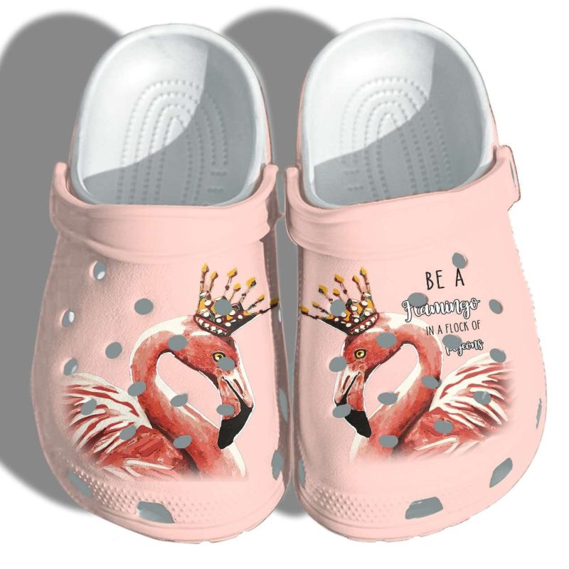 Flamingo Queen Be A Flamingo In A Flock Of Pigeons Crocband Clog Shoes