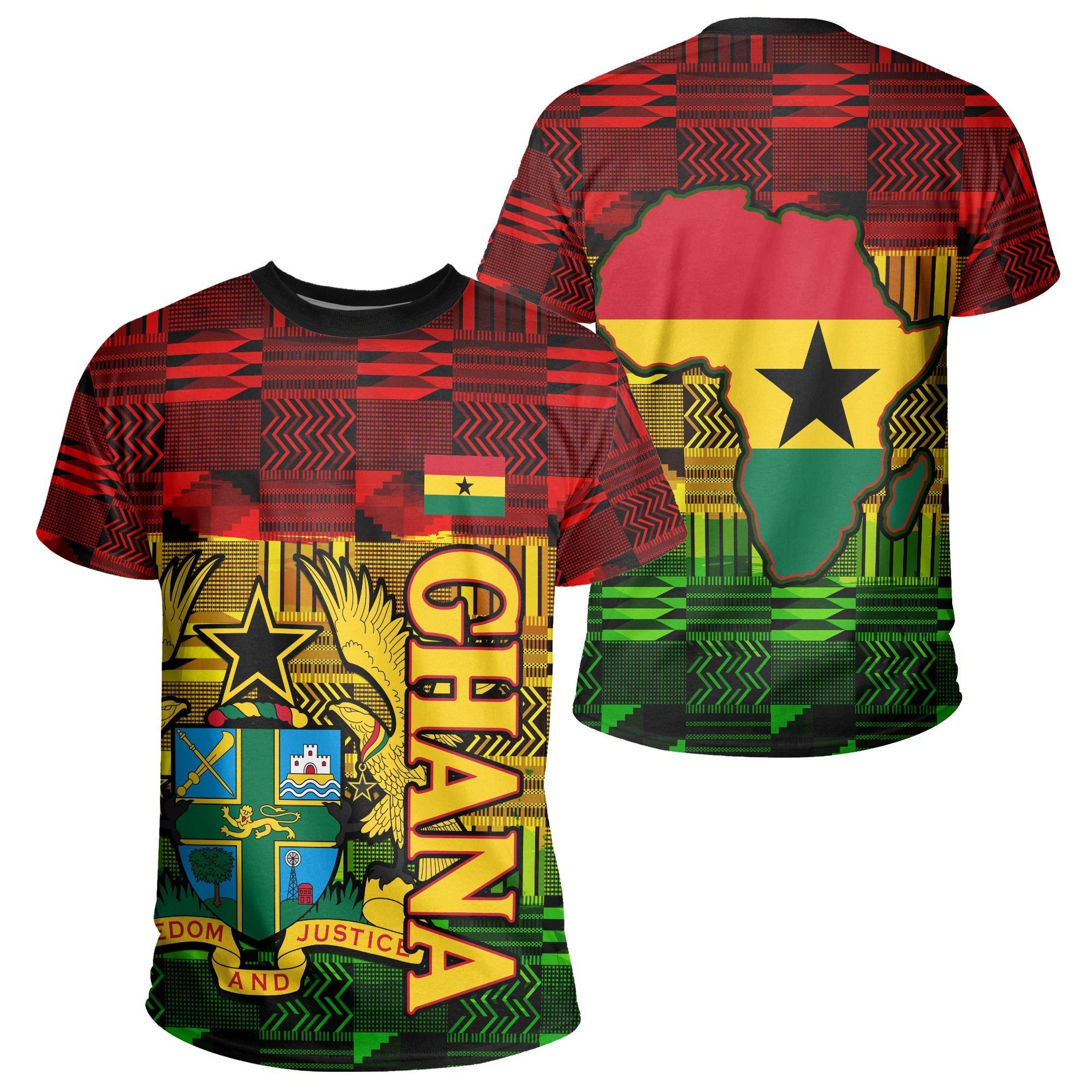 Greek Life T-Shirt – Ghana Kente Tee