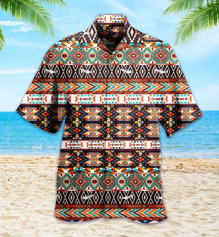 Mandala Native American Brown Hawaii Shirt Ha74746