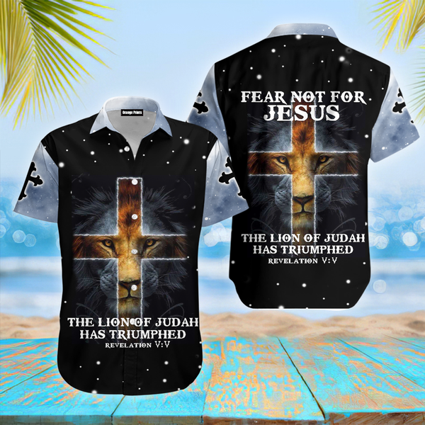 Fear Not For Jesus Hawaii Shirt Men Women Adult Ha80090