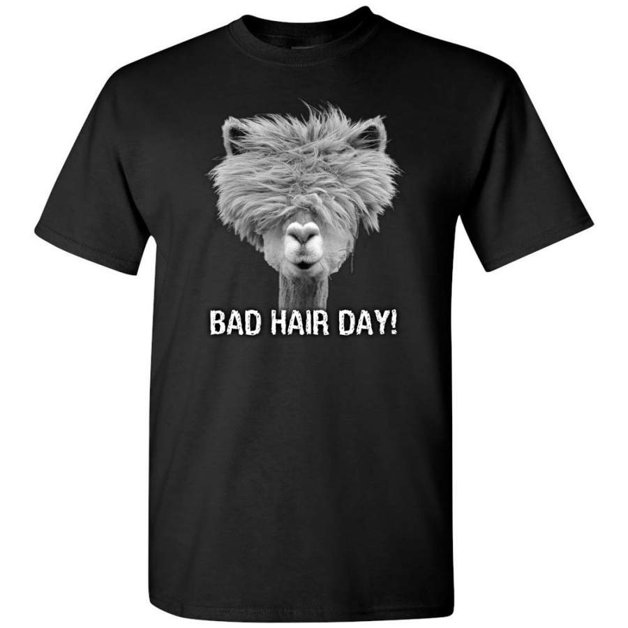 Alpaca Bad Hair Day – T-Shirt