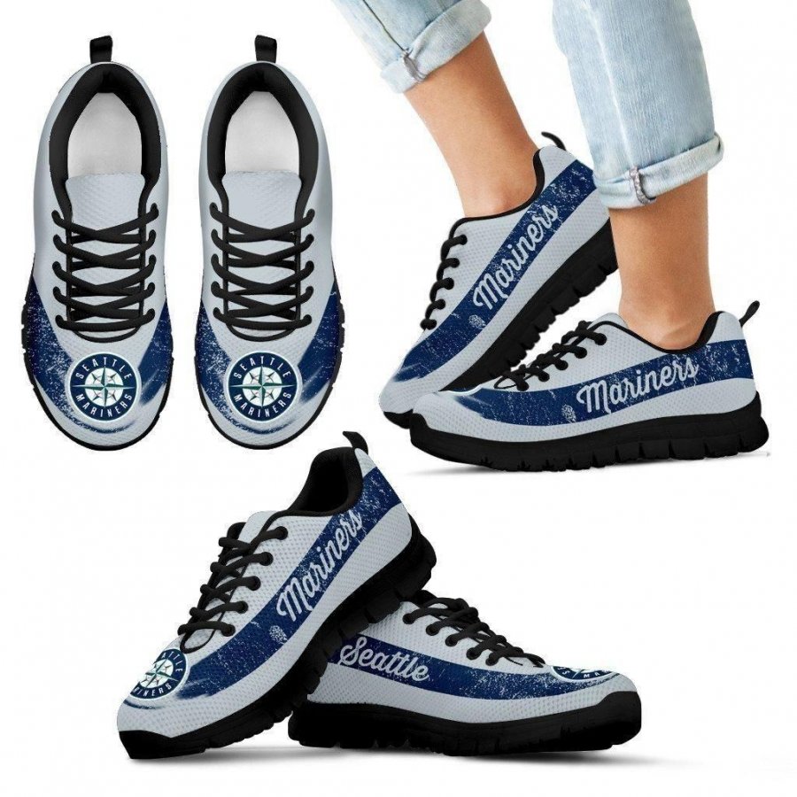 Cool Line Logo Seattle Mariners Sneakers #236