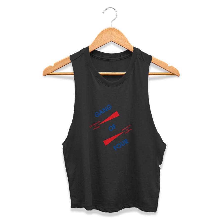 Gang Of Four Band Rock Vintage CPY Womans Crop Tanktop Tee