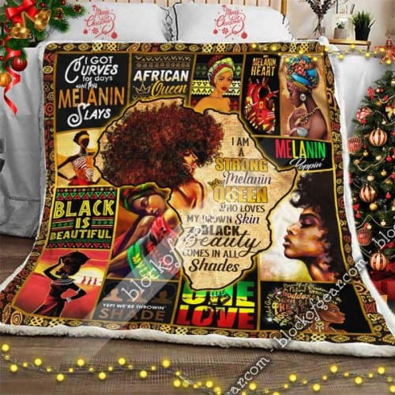 Strong Melanin Queen Sofa Blanket THB1418 Block Of Gear™