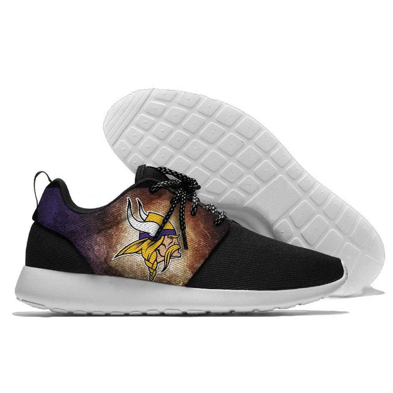 Mens And Womens Minnesota Vikings Lightweight Sneakers, Vikings Running Shoes Shoes16801