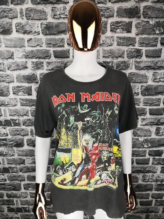 Iron Maiden Vintage Metal Collection Wear 1990 Shirt 90S Mega Rare Shirt