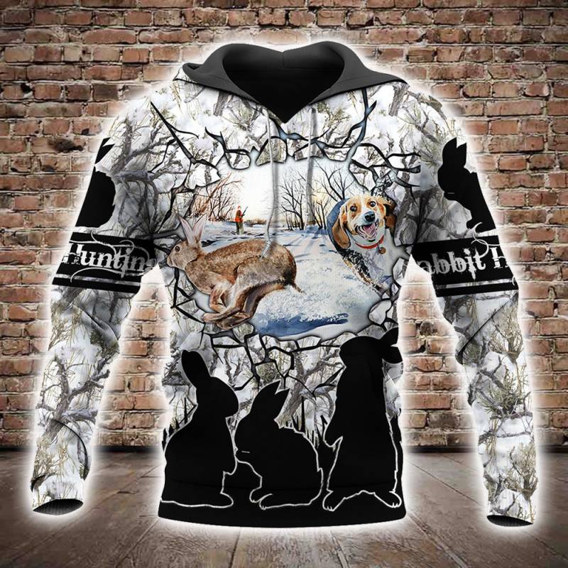 Rabbit All Over Printed Hoodie – AI040102