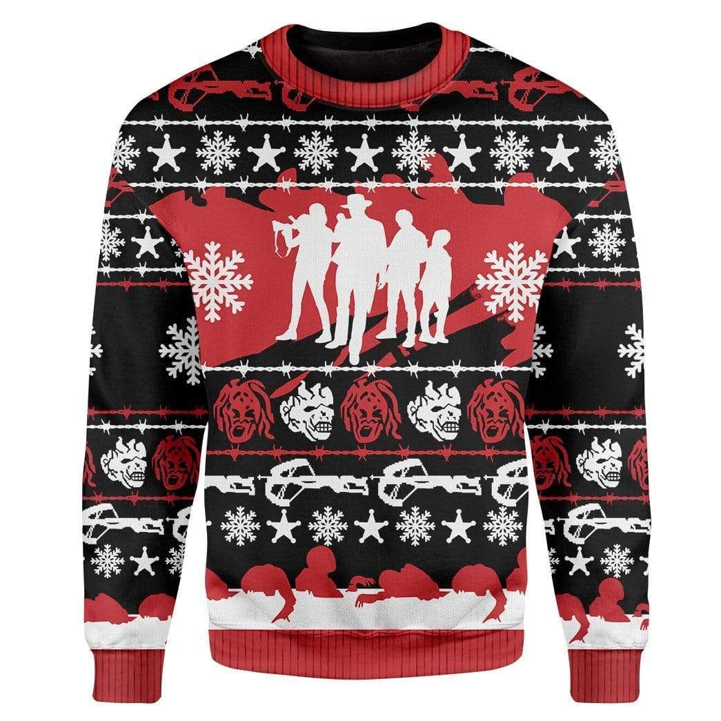 Gearhumans Custom Ugly Zombieland Christmas Sweater Jumper