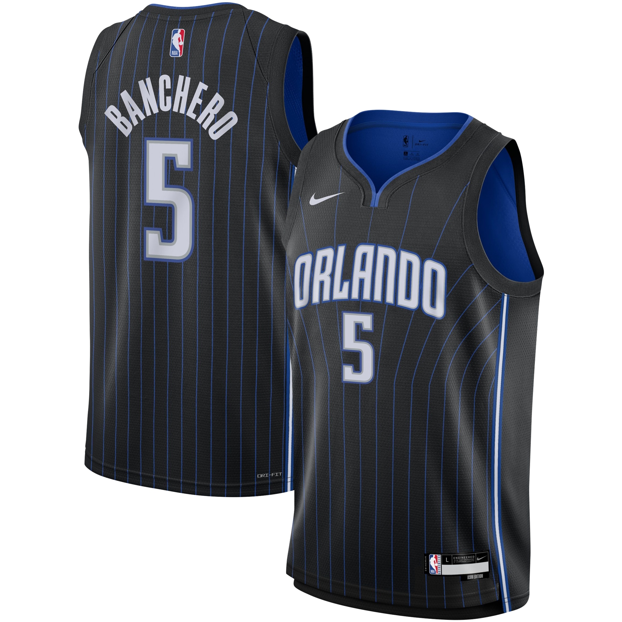 Paolo Banchero Orlando Magic Youth Swingman Jersey – Icon Edition – Black