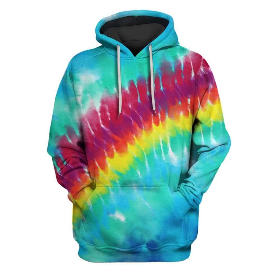 Colorful Tie dye Custom T-shirt – Hoodies Apparel