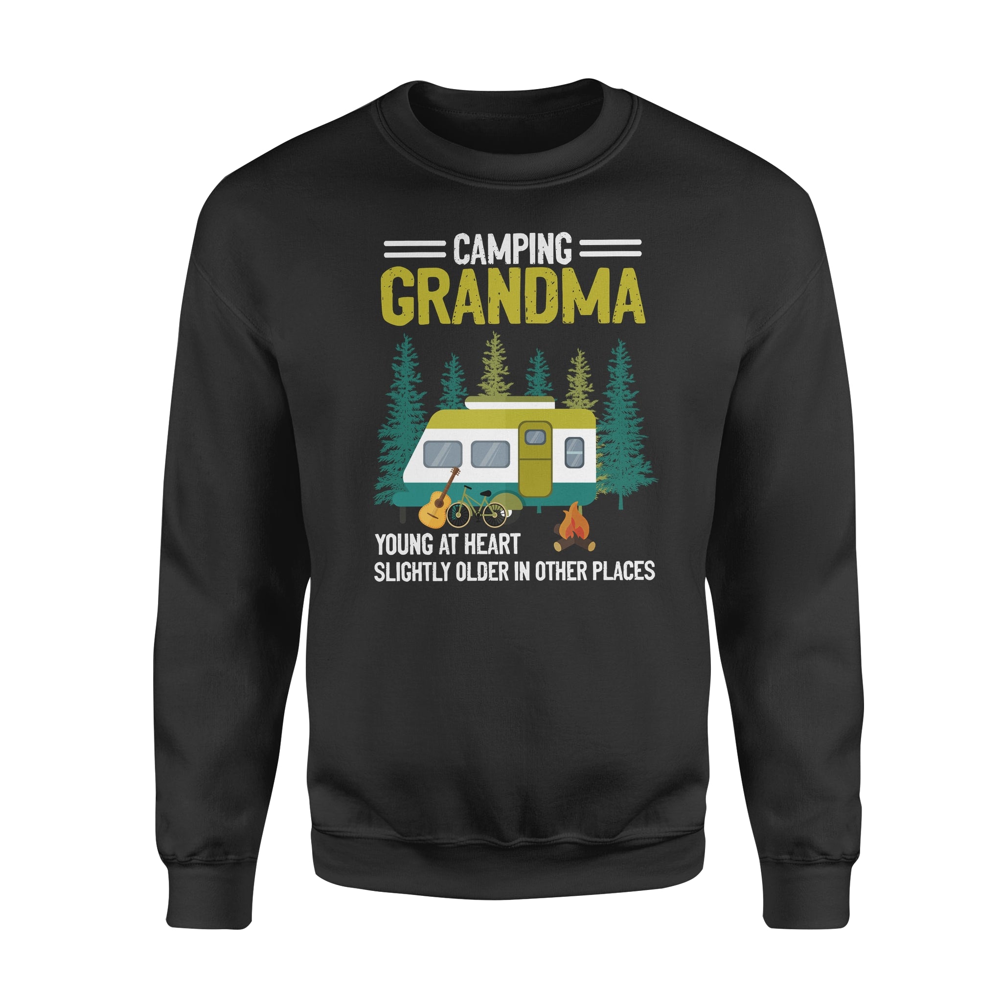 Camping Grandma Young At Heart Slightly Older In Other Places – Standard Crew Neck Sweatshirt