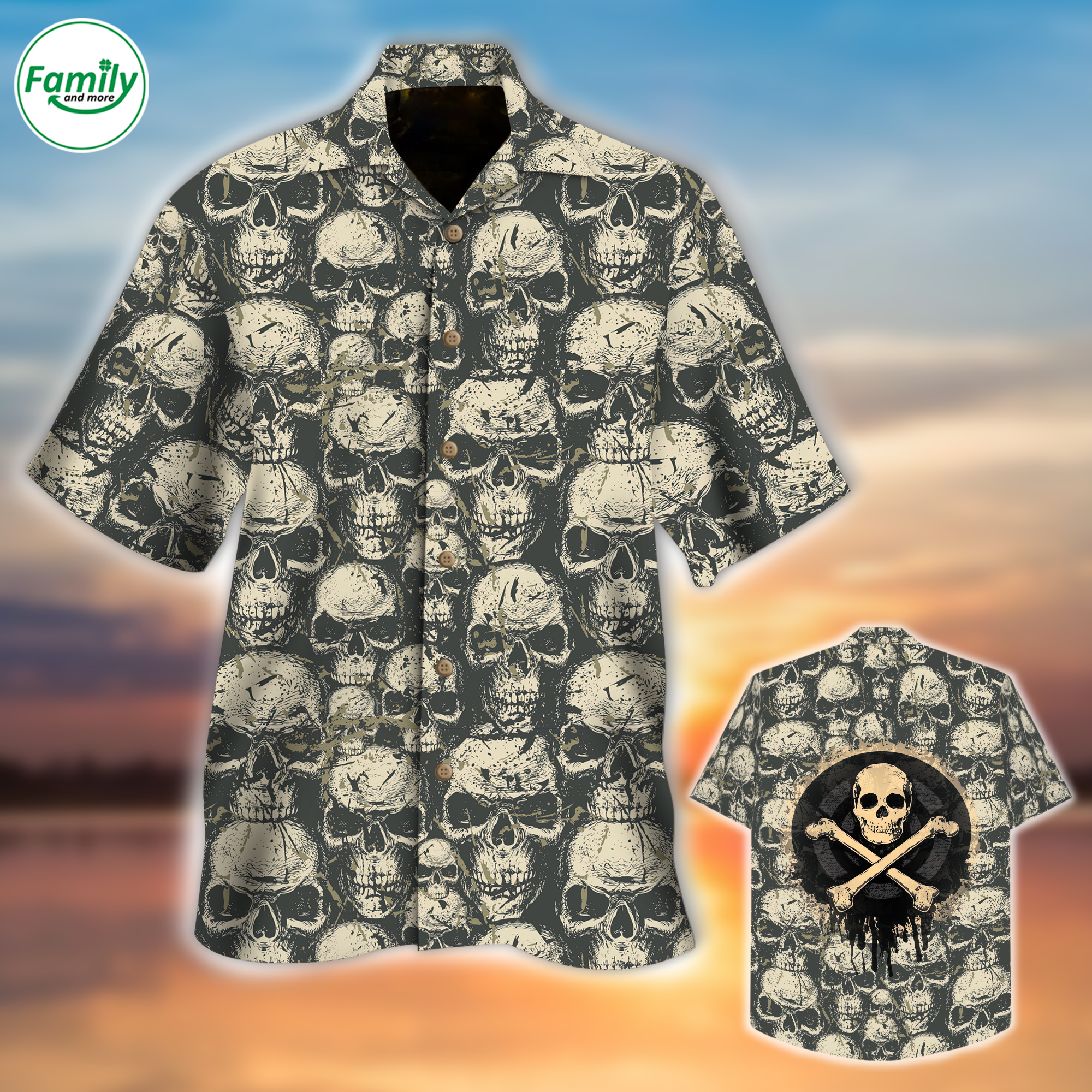 Skull Crossbone Hawaii Lover Hawaii Shirt For Men Women Ha21757