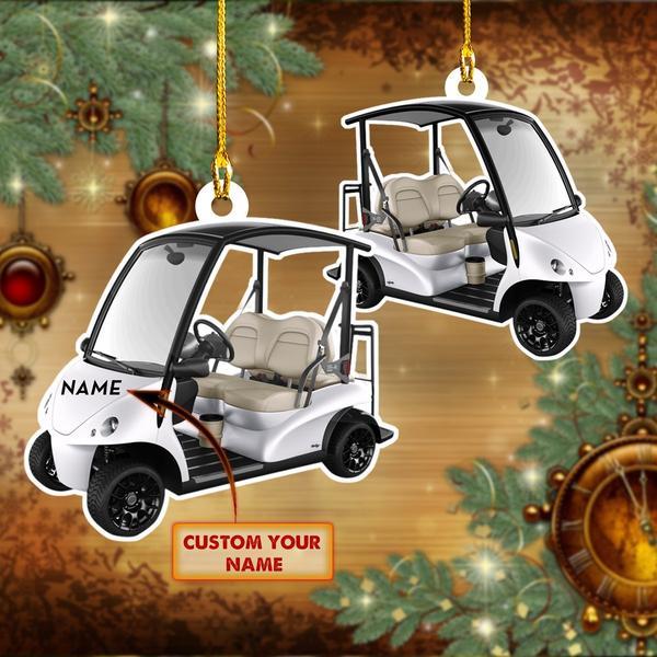 Shaped Ornament – Golf Cart – Lta98 Christmas Ornament