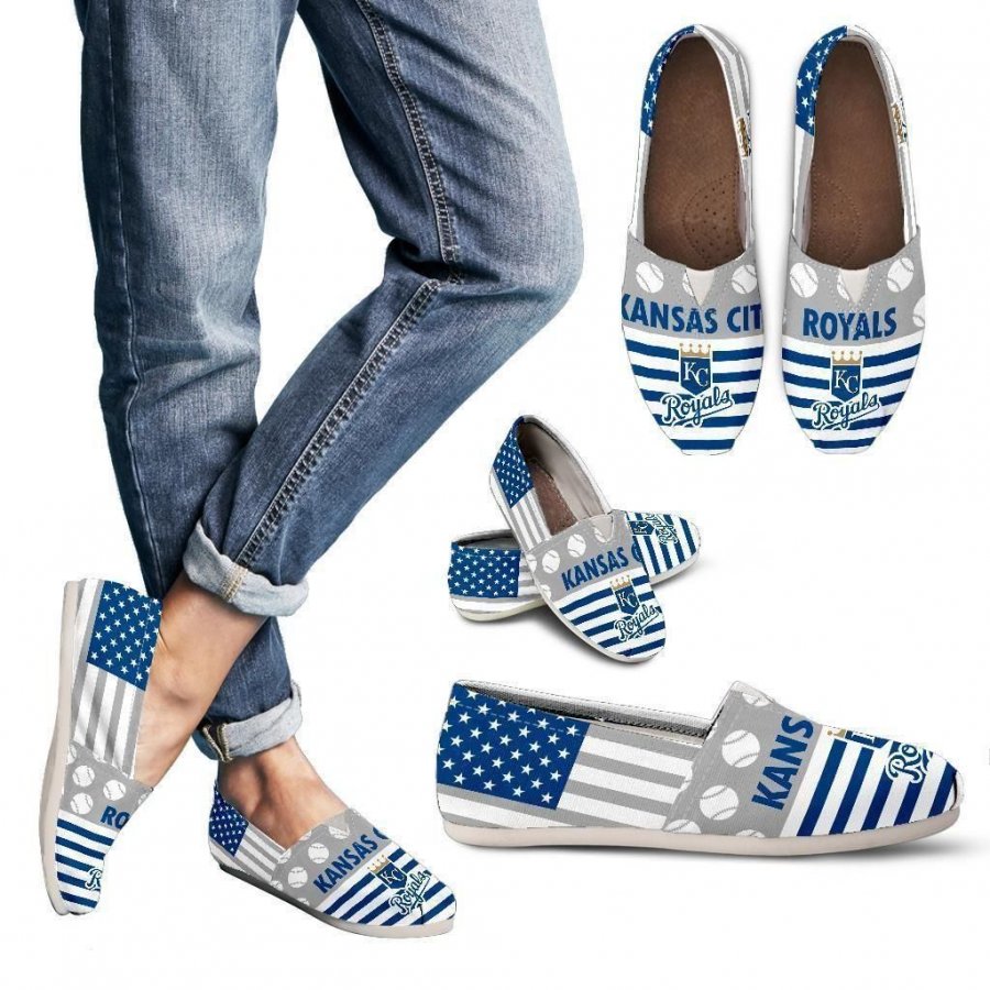 American Flag Kansas City Royals Casual Shoes #312