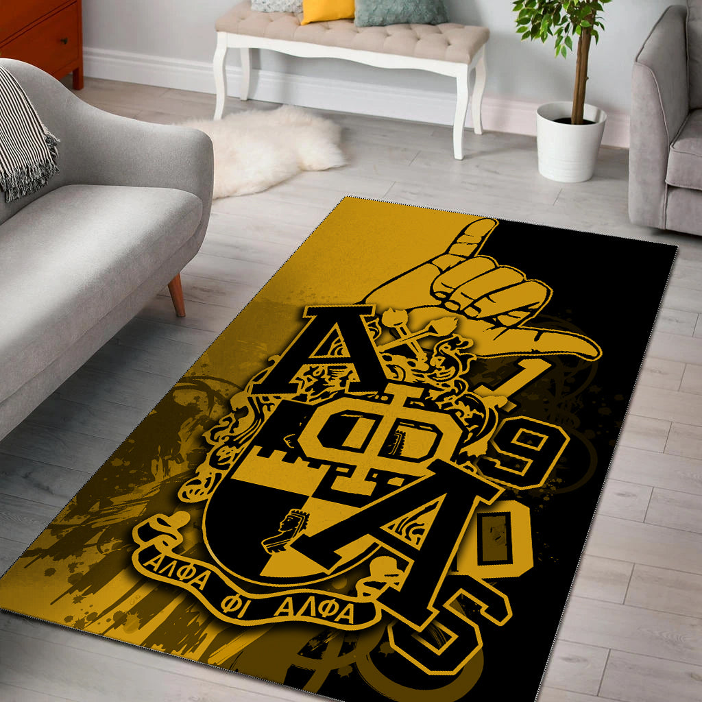 Alpha Phi Alpha Area Rug Crest Lt6