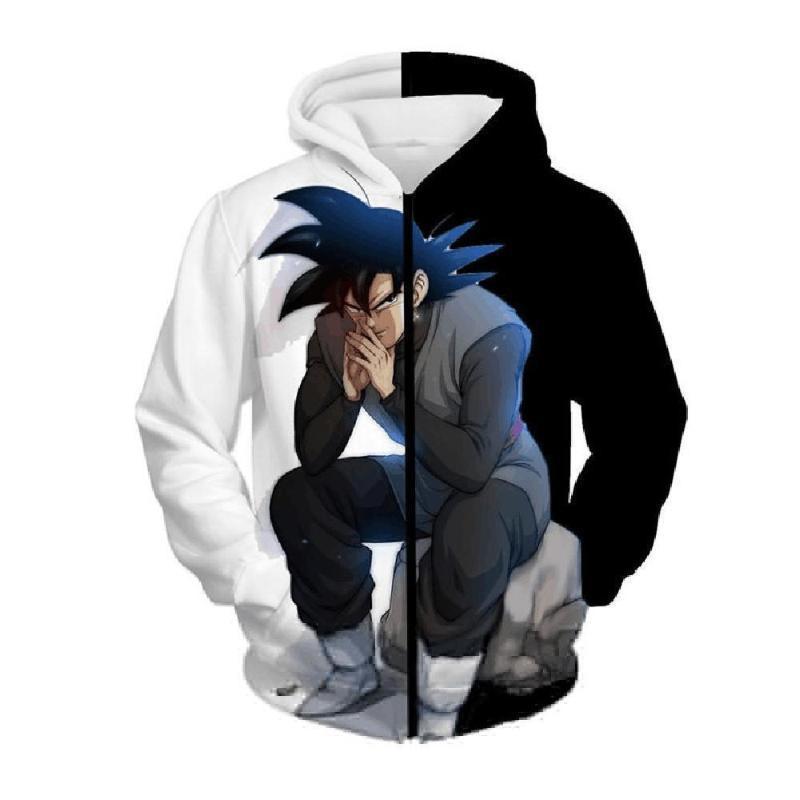 Dragon Ball Super Z- Black Goku Zip Hoodie