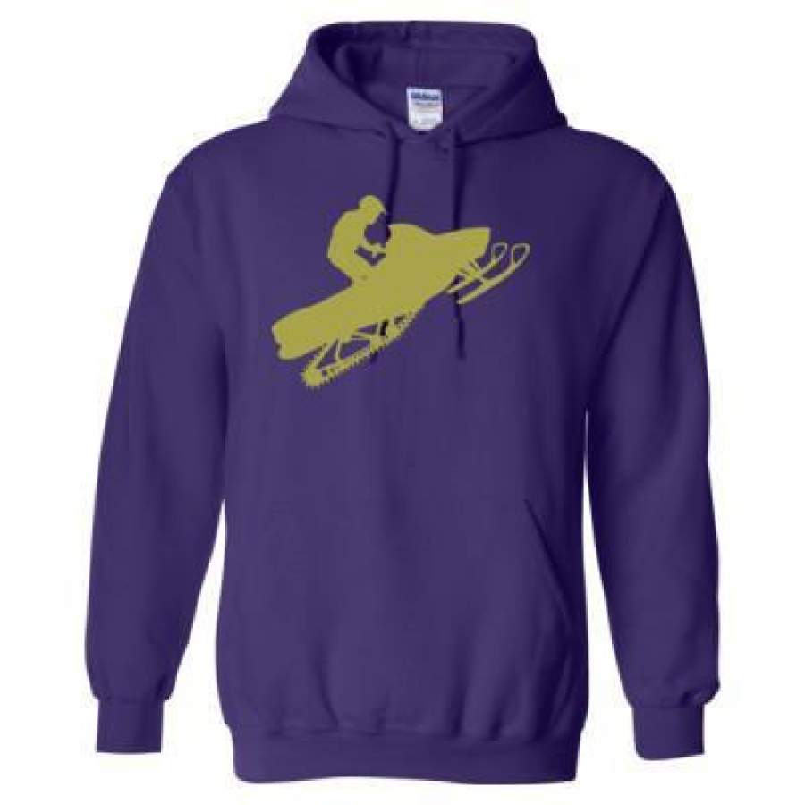 AGR Snowmobiler Rider Snowmobiling – Heavy Blend™ Hooded Sweatshirt