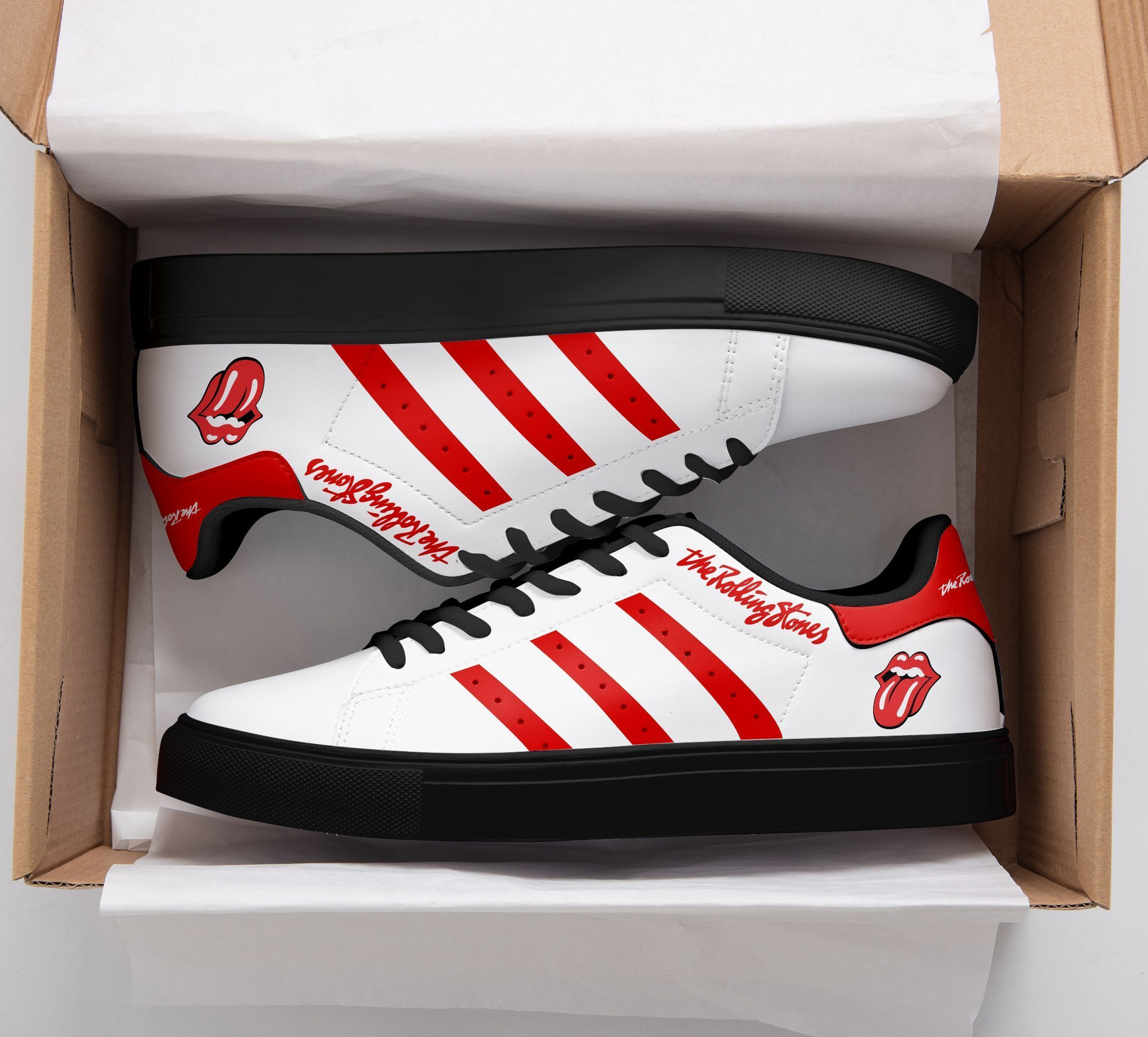 The Rolling Stones Low Top Shoes V13