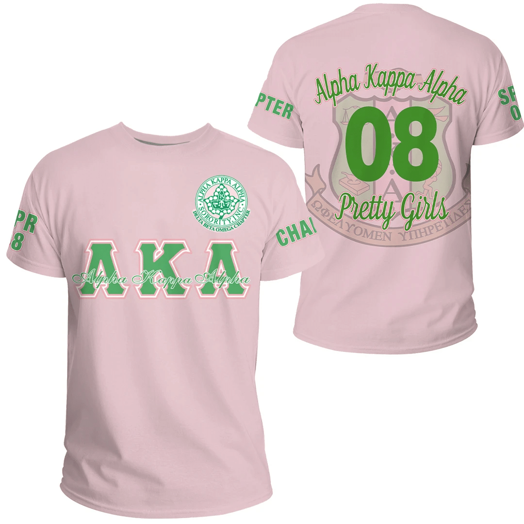 Africa Zone T-Shirt – Alpha Kappa Alpha – Delta Beta Omega Chapter 75 Years Anniversary Tee A7