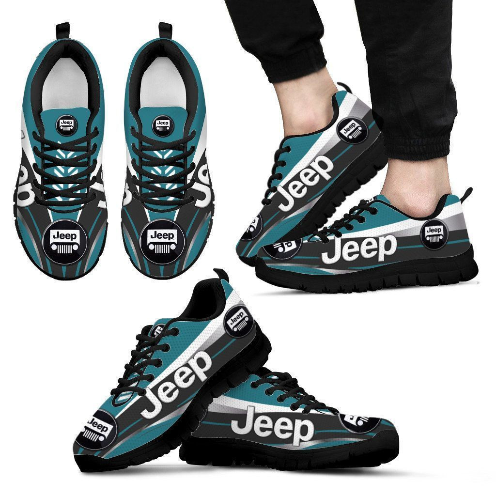 3D Printed Jeep Sneakers Ver 1 For Men & Women (Jade)