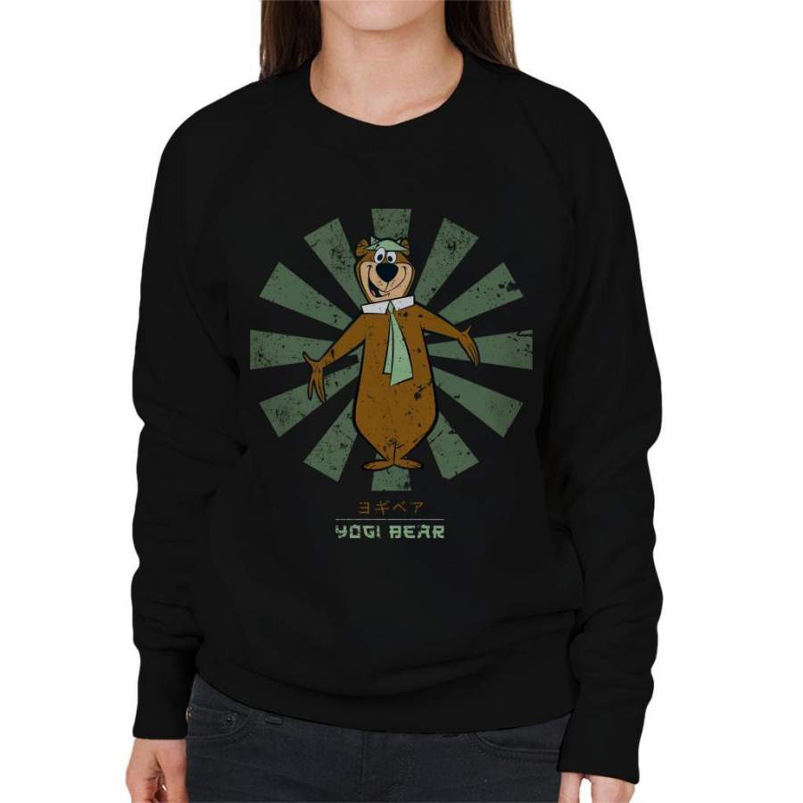 Yogi Bear Retro Japanese Women’s Sweatshirt