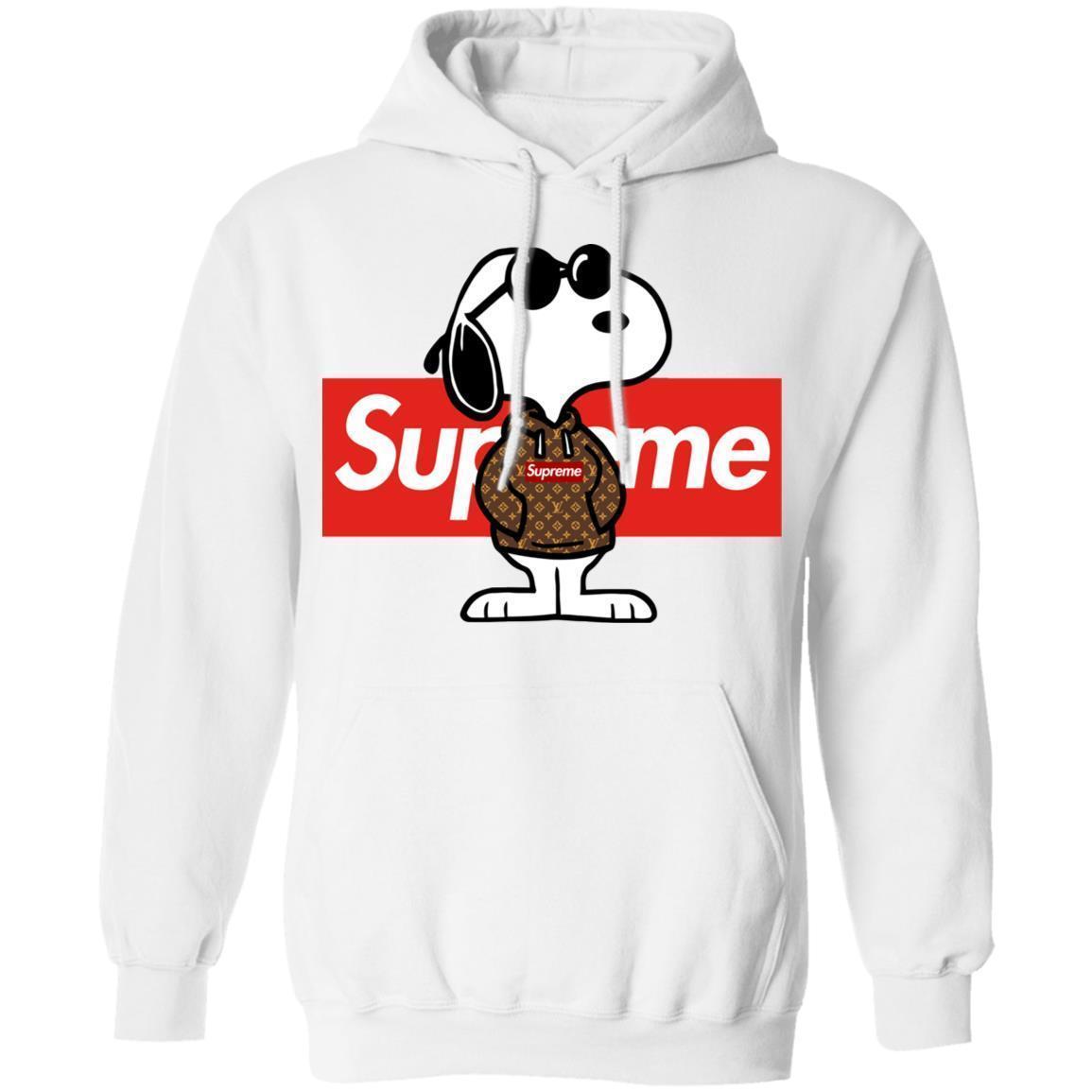 Snoopy Supre Hoodie Cool Fashion Snoopy Hoodie Funny Gift